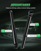 SCITOO Rear Shocks Pair for Chevy Express 1500 shock absorbers
