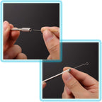 90 Pcs Inoculation Loop with 2 Inoculating Rods, Mycology Agar Loop