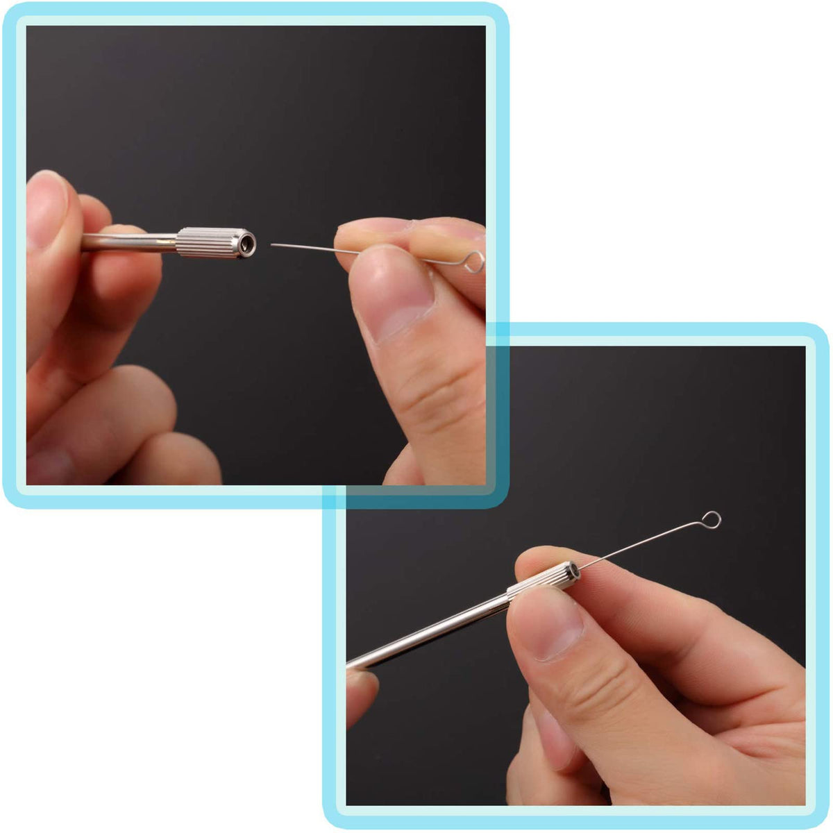 90 Pcs Inoculation Loop with 2 Inoculating Rods, Mycology Agar Loop
