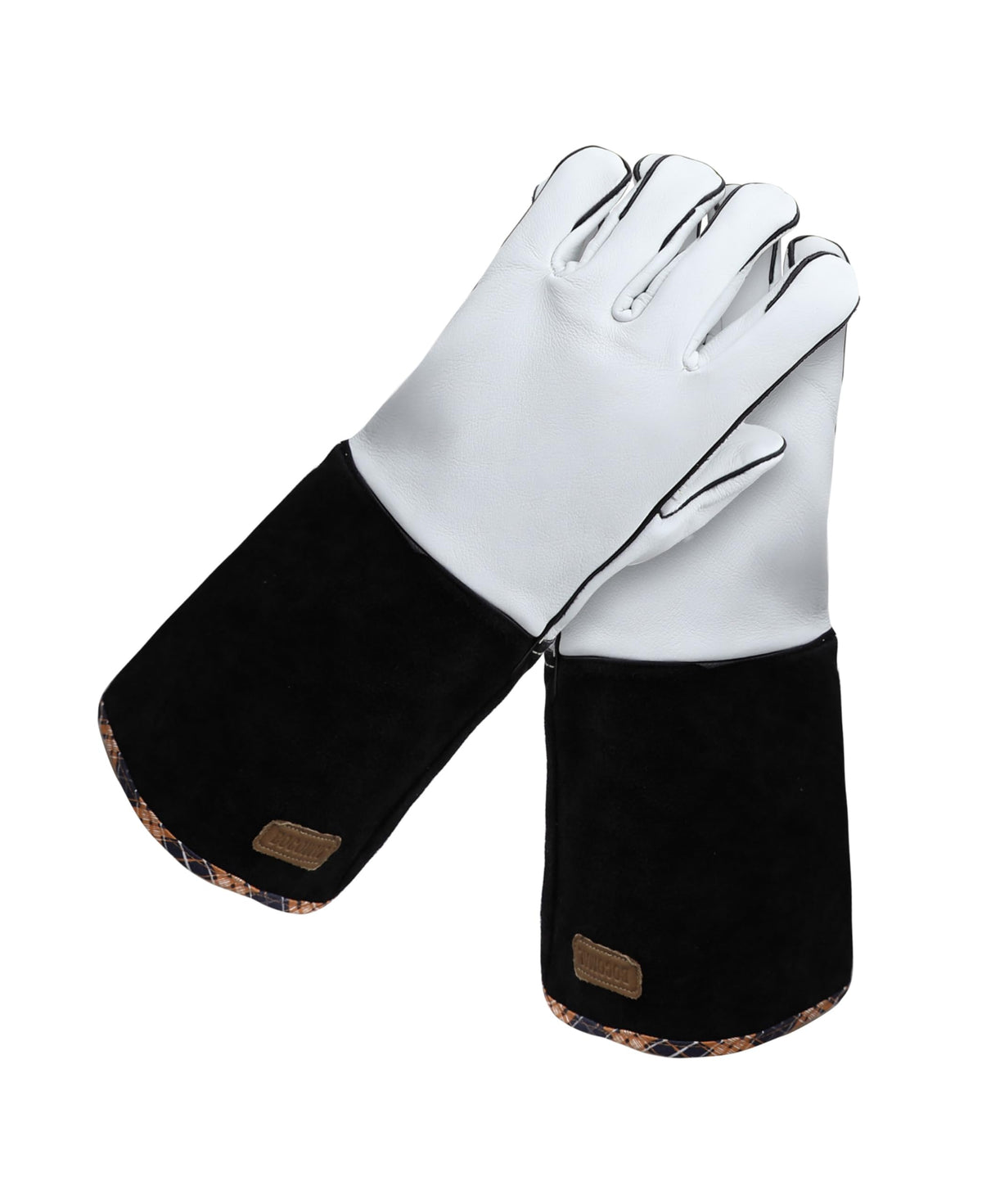 Welding Gloves, 14" Lined Grain Leather, Kevlar Stitch Multi-Task
