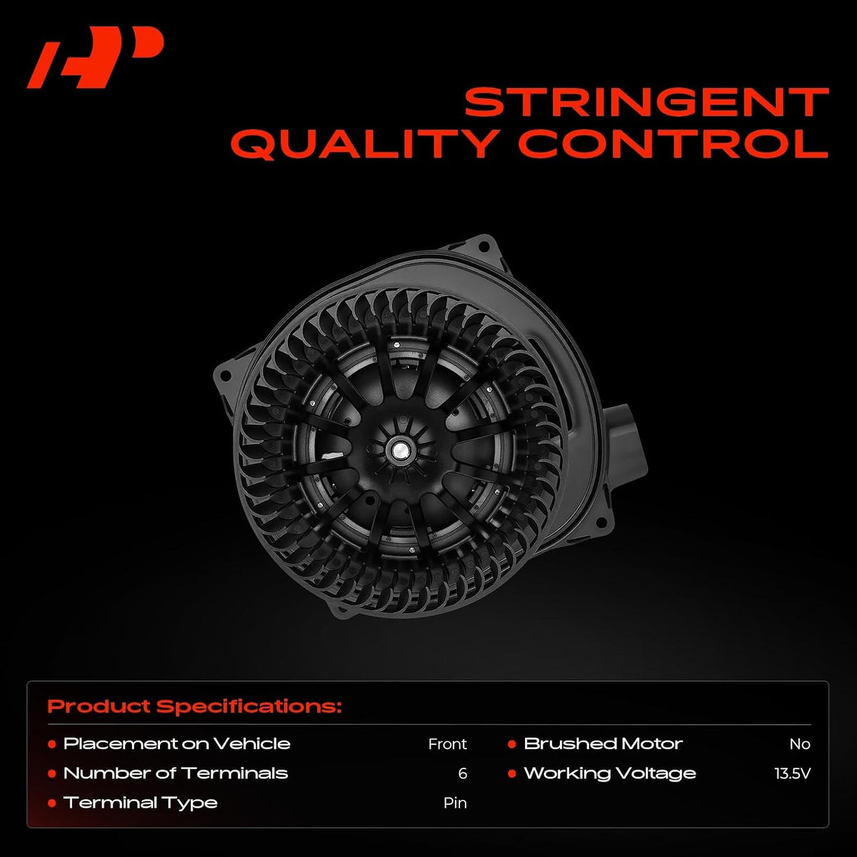 A-Premium Front HVAC Heater Blower Motor with Resistor