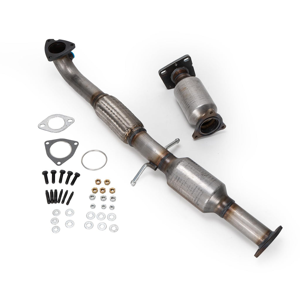 Catalytic Converter Front & Rear Compatible with Buick Verano Regal 2.4L 2012-2015, 2 Pcs Replacement Direct Fit