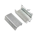 8 NET Packaging Open Strapping Seals for 3/4" Strap Width (Snap-On), High Strength Sturdy Galvanized Metal Heavy Duty