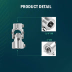 HEATFORGE 1" DD × 3/4" DD Universal U Joint U-Joint