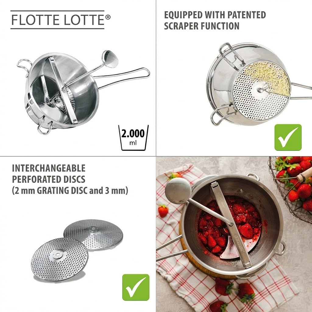 Stainless Steel Food Mill FLOTTE LOTTE