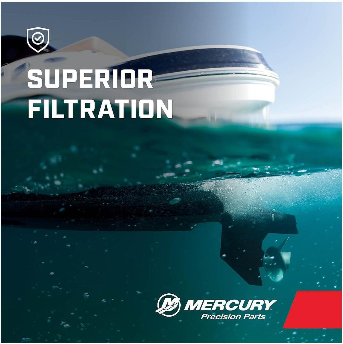Mercury 802893T Water Separating Fuel Filter for Remote Mount Filter Systems