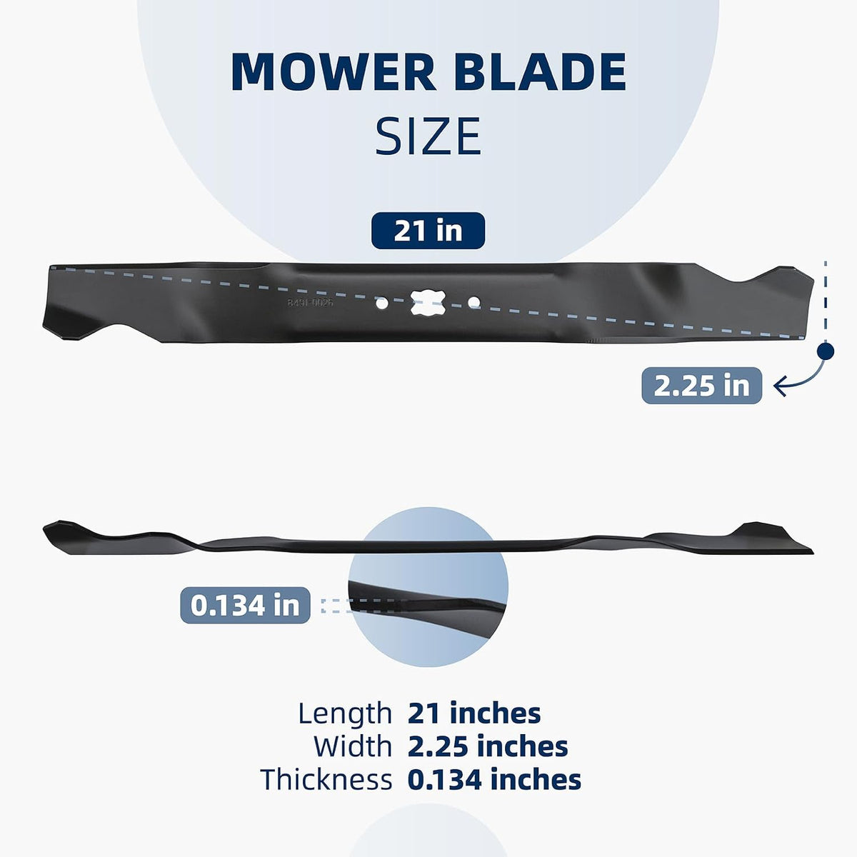 703371 Mower Blade Compatible with Briggs and Stratton Lawn Mower