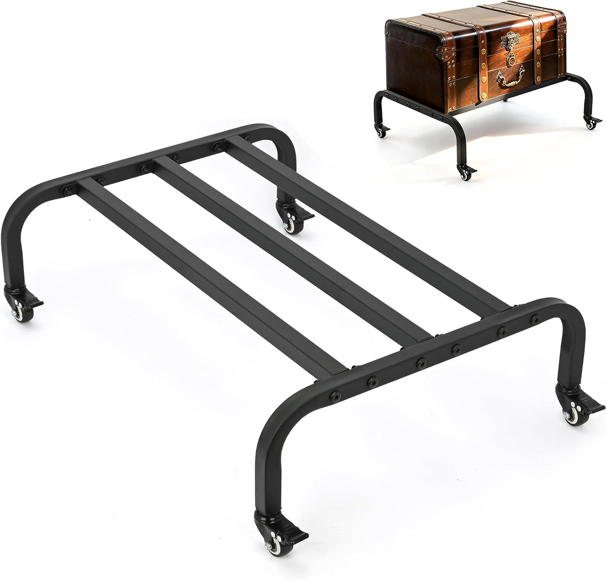 Tack Trunk Stand for Horse, 1" Metal Tubing, Max 330lbs Load Capacity