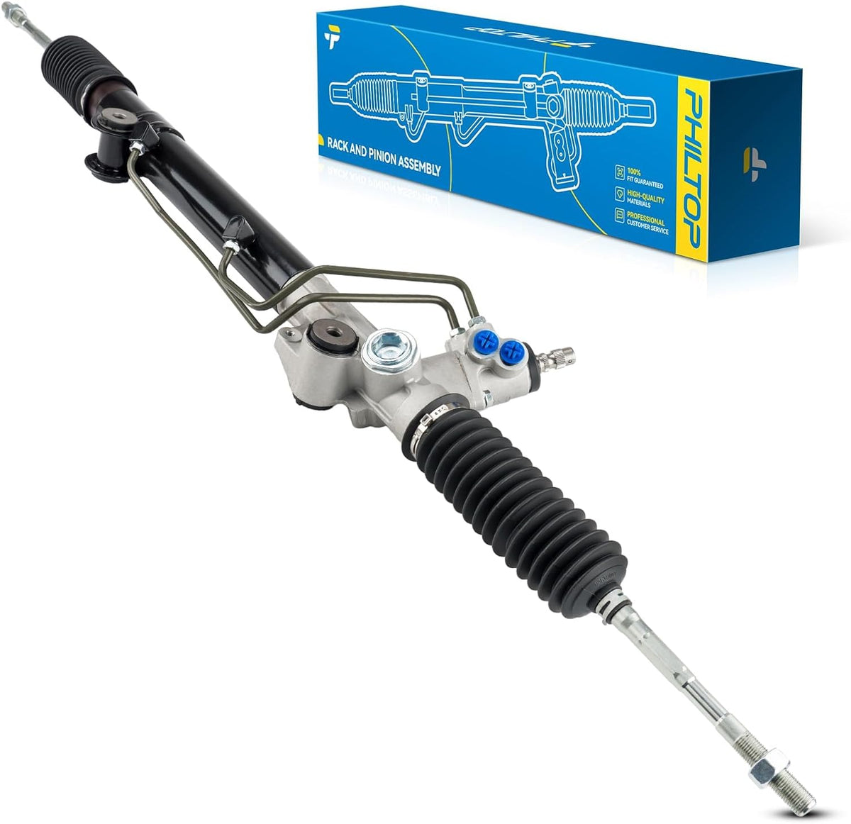 PHILTOP Power Steering Rack and Pinion Assembly Compatible with Toyota 05-15 Tacoma 4WD, 05-15 Tacoma Pre Runner, 05-13 Tacoma Base 4.0L, 14-15 Tacoma 4.0L, 16-23 Tacoma Replace 26-2629