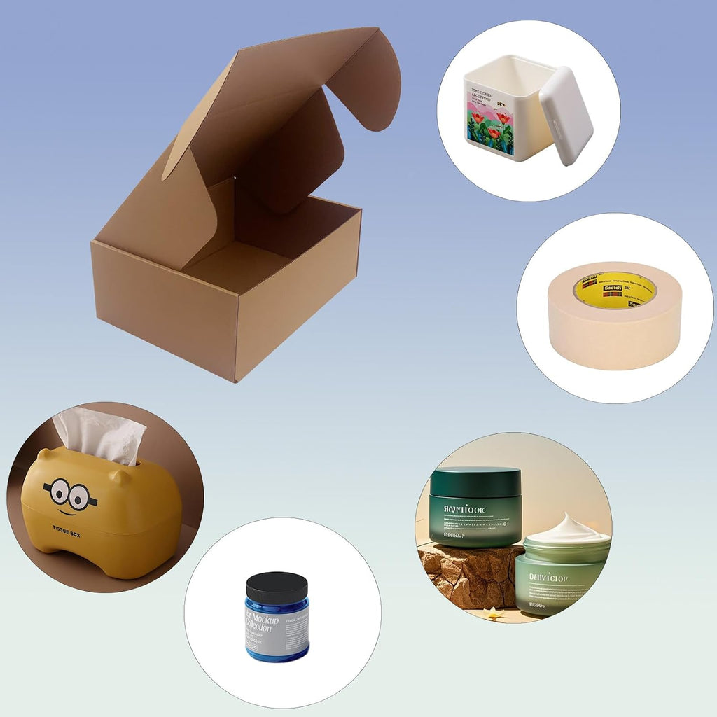 11x8x4 inch Shipping Box Pack of 20, Brown Corrugated Cardboard Mailer Box
