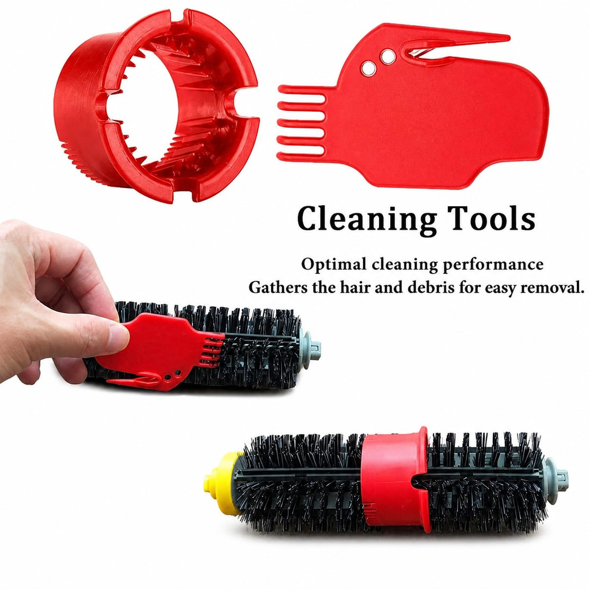 MZY LLC 5 Pack Bristle Brushes Replacement for iRobot Roomba 600 700 Series