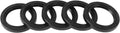 5 Pcs Rotary Shaft Seal High Pressure Oil Seal 40x55x7mm Black Nitrile 70 Durometer Rubber