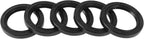 5 Pcs Rotary Shaft Seal High Pressure Oil Seal 40x55x7mm Black Nitrile 70 Durometer Rubber