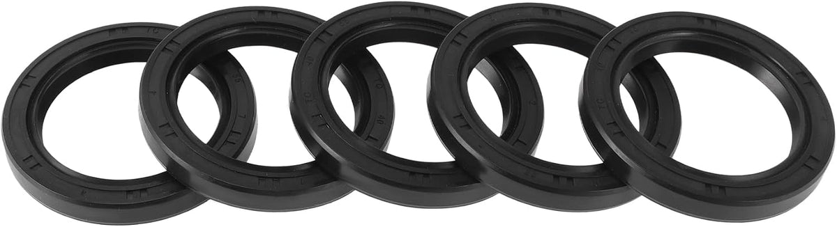 5 Pcs Rotary Shaft Seal High Pressure Oil Seal 40x55x7mm Black Nitrile 70 Durometer Rubber