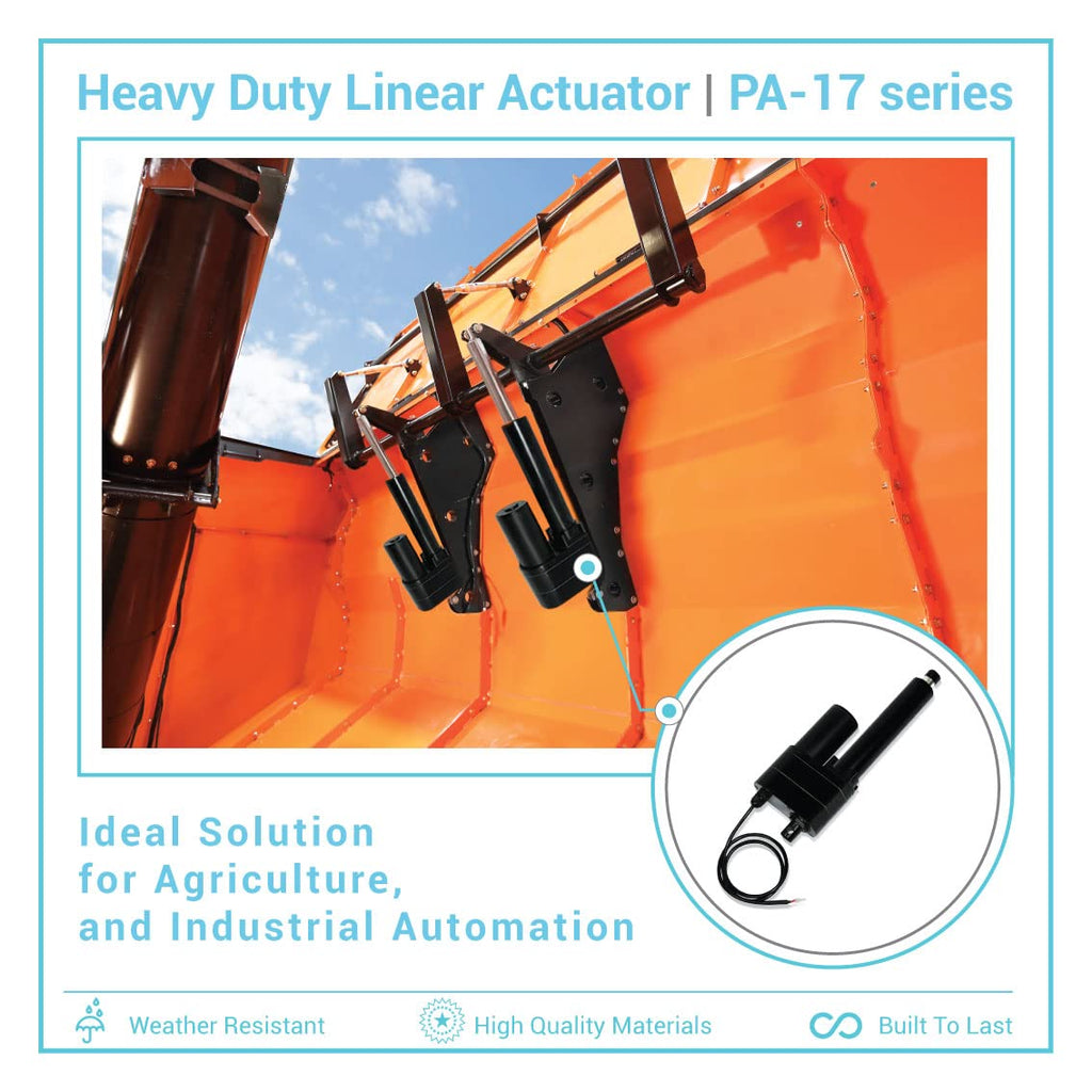 Progressive Automations 12V High Force Linear Actuator - 1" Stroke 850 lbs