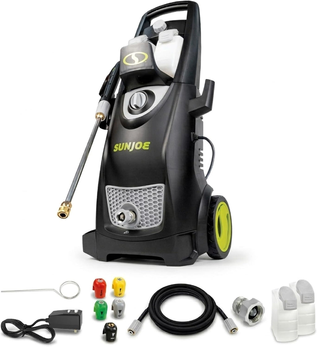 Pressure Washer, Electric Power Washer, Heavy-Duty Portable Cleaning & Washing Machine System with Patios &