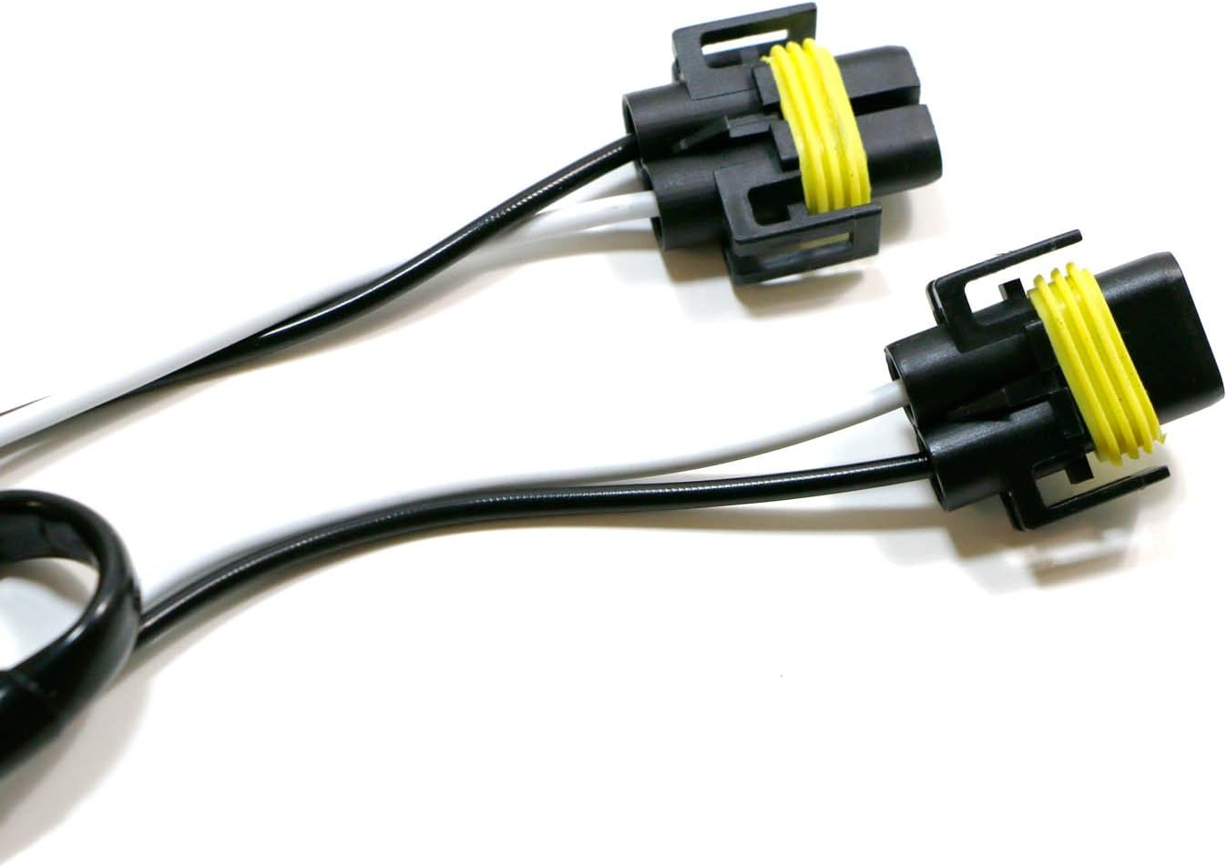 H11/H8 Relay Harness Wire Kit with LED Light ON/Off Switch Compatible with Automtive Driving Light, Fog Light