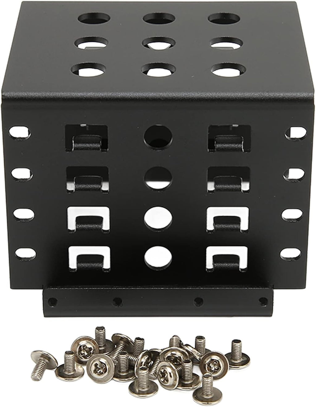 GLOGLOW 2.5 Inch HDD Mounting Rack, Hard Drive Storage Bracket (Black)