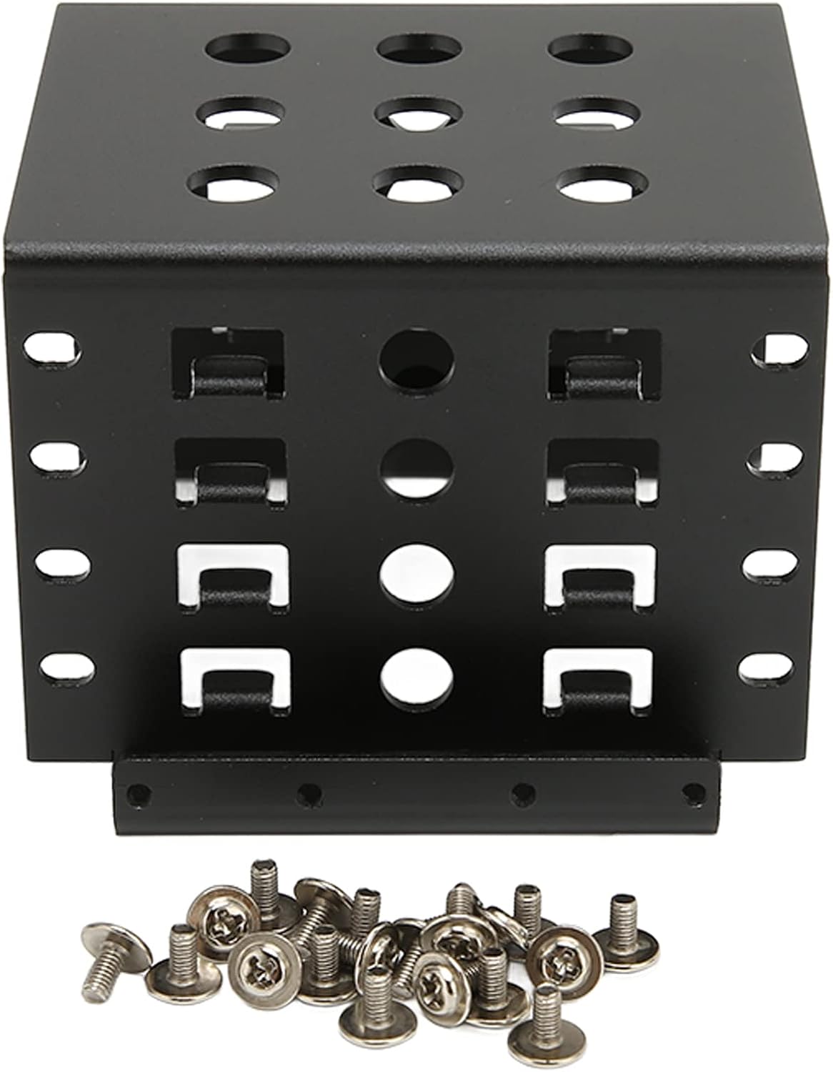 GLOGLOW 2.5 Inch HDD Mounting Rack, Hard Drive Storage Bracket (Black)
