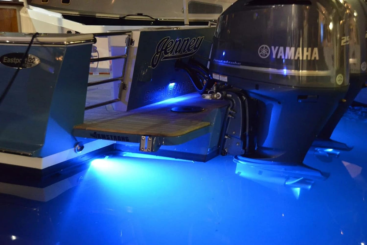 Lumitec SeaBlaze Mini Underwater LED Boat Lights - Marine Grade, Fishing, Dinghy, Skiff - Sold as a Pair