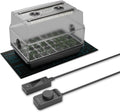 Heavy-Duty Humidity Dome 5x8 Germination Kit. | Full Spectrum LED Grow Light Bars w/ Samsung LM301H EVO LEDs, Heat