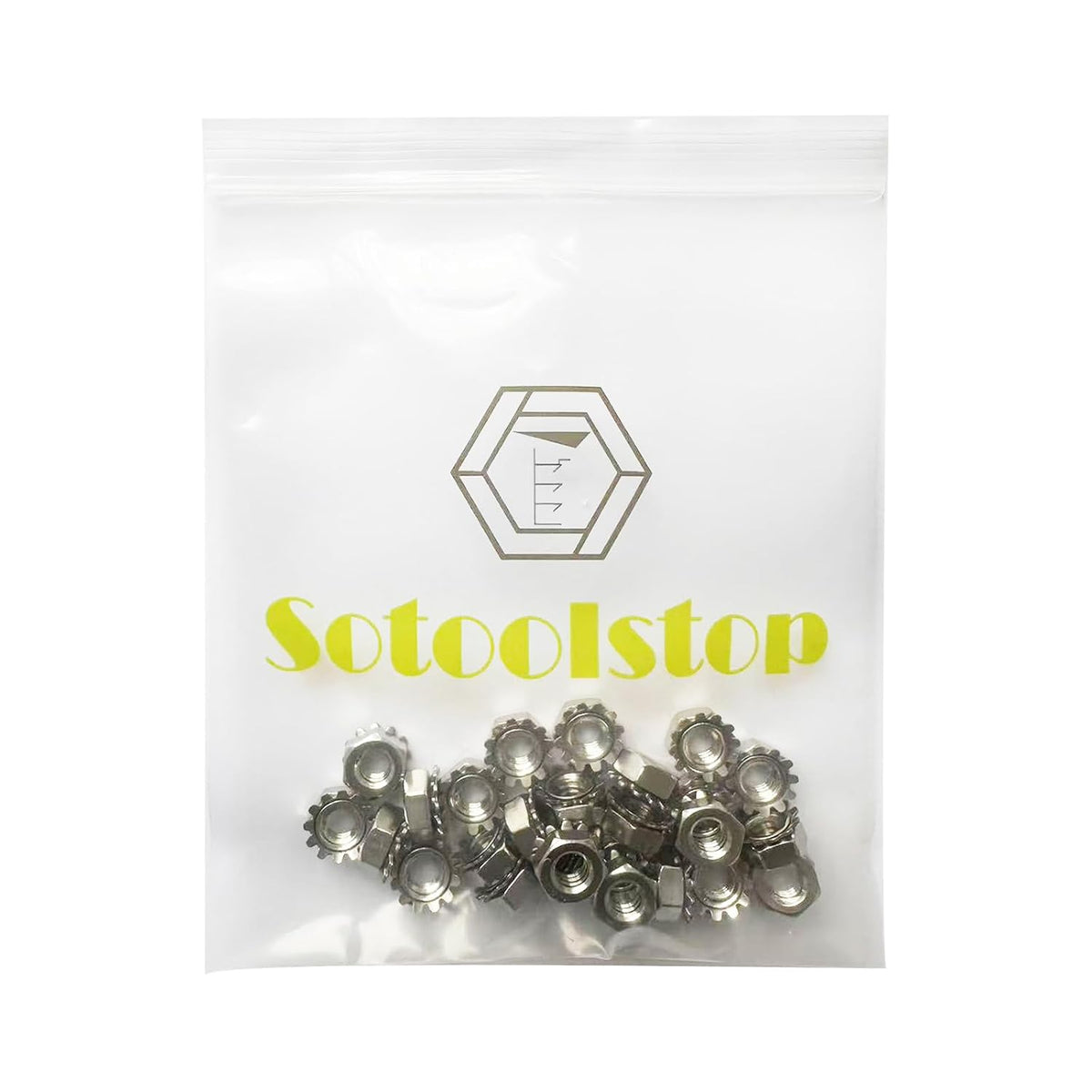#8-32 Keps Lock Nut Stainless Steel, Pack of 50