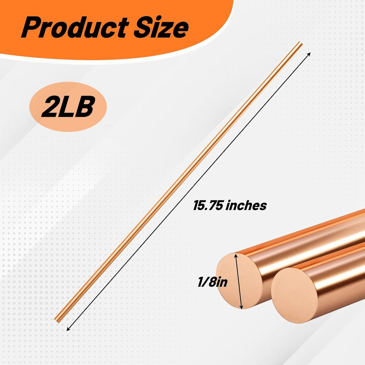 TIG Welding Rod ER70S-6, 2LB Mild Steel TIG Welding Rods, Carbon Steel TIG Welding Filler Rod, Low Splatter Corrosion