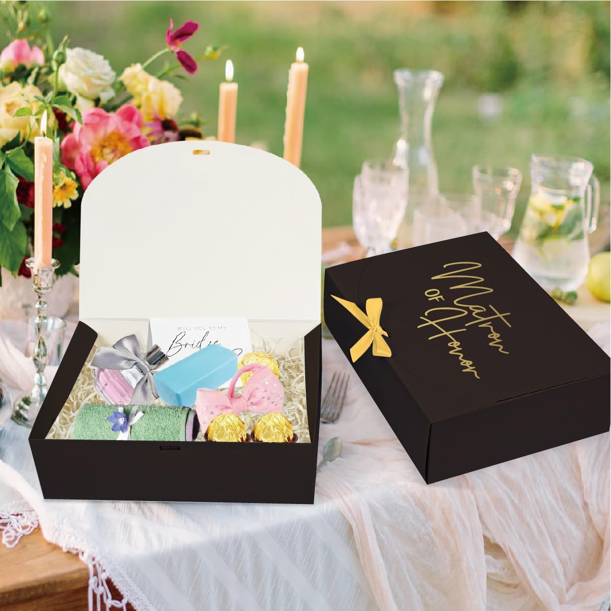 Gift 10 Pack Bridesmaid Boxes Bridesmaid Proposal Boxes,Will You Be My Bridesmaid Box,Maid of Honor Proposal