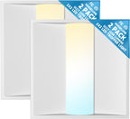 2x2 LED Center Basket Troffer, 20-40W, 5CCT, Dimmable, 2 Pack