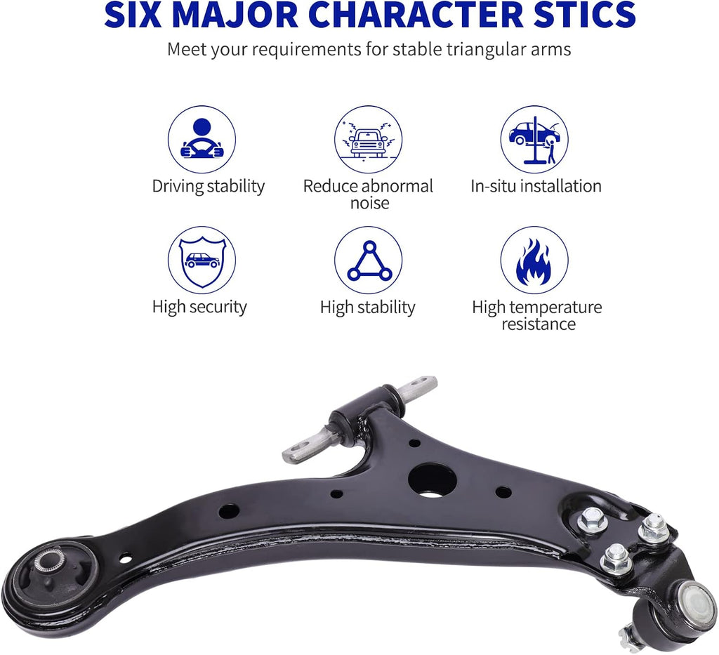 Front Lower Control Arms with Ball Joints for Toyota Camry 2002-2006