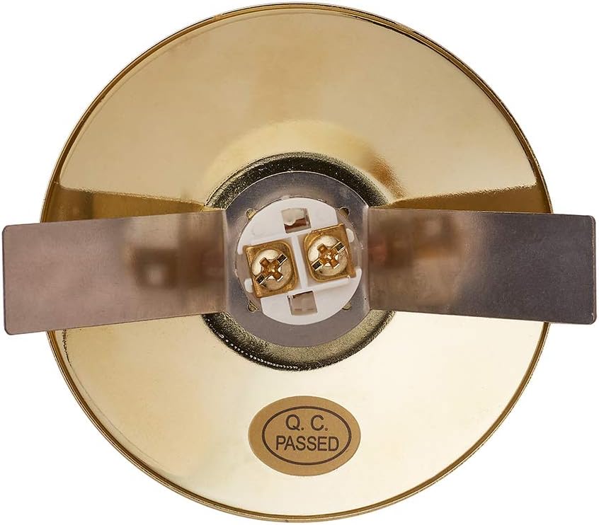 BR5W Unlighted Doorbell Button, 1-Pack, Brass