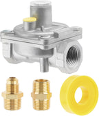 Aupoko 1/2" Gas Grill Regulator NG & LPG Interchange Pressure Regulator