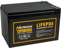 12V 16Ah Lithium LiFePO4 Deep Cycle Battery, 2000+ Cycles Lithium Iron Phosphate Rechargeable Battery for Solar/Wind