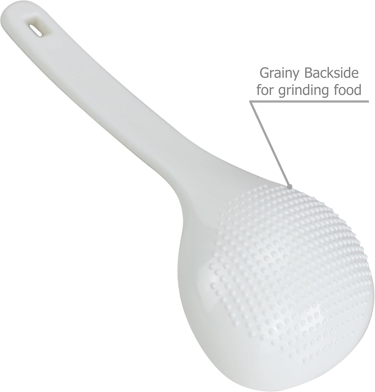 2 Pack Plastic Soup Ladle Serving Spoon, 7.5 inch Long | For Serving, Cooking, Mixing Gravy Stews Noodles Rice Soup