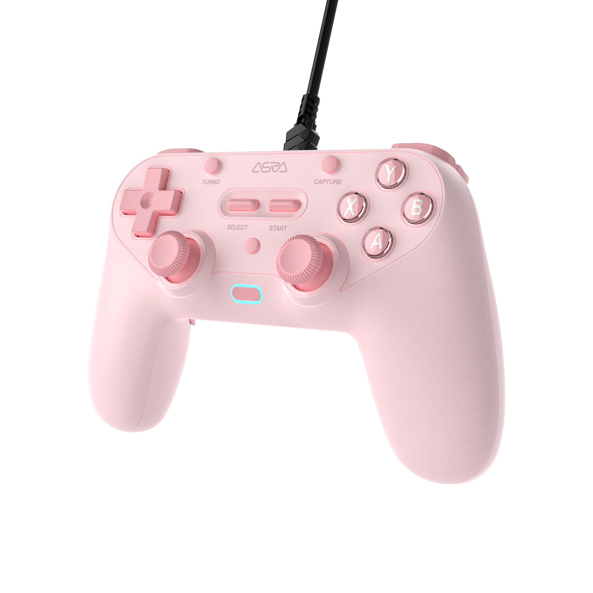 Wired Gamepad, Hall Effect Joysticks & Triggers, 1000Hz, Light Pink