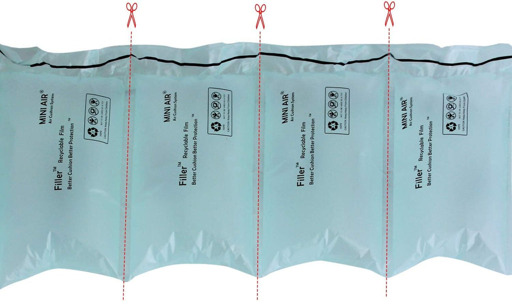 1 roll 8"x4" for Mini Air Easi Generation 2 Grey Machine, 4000Pcs 1312 FT Per Roll, Inflatable Packaging Air Pillow Bag