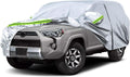 Waterproof Car Covers Replace for 2002-2024 Toyota 4Runner, 6 Layers Sliver All Weather Custom-fit Car Cover with