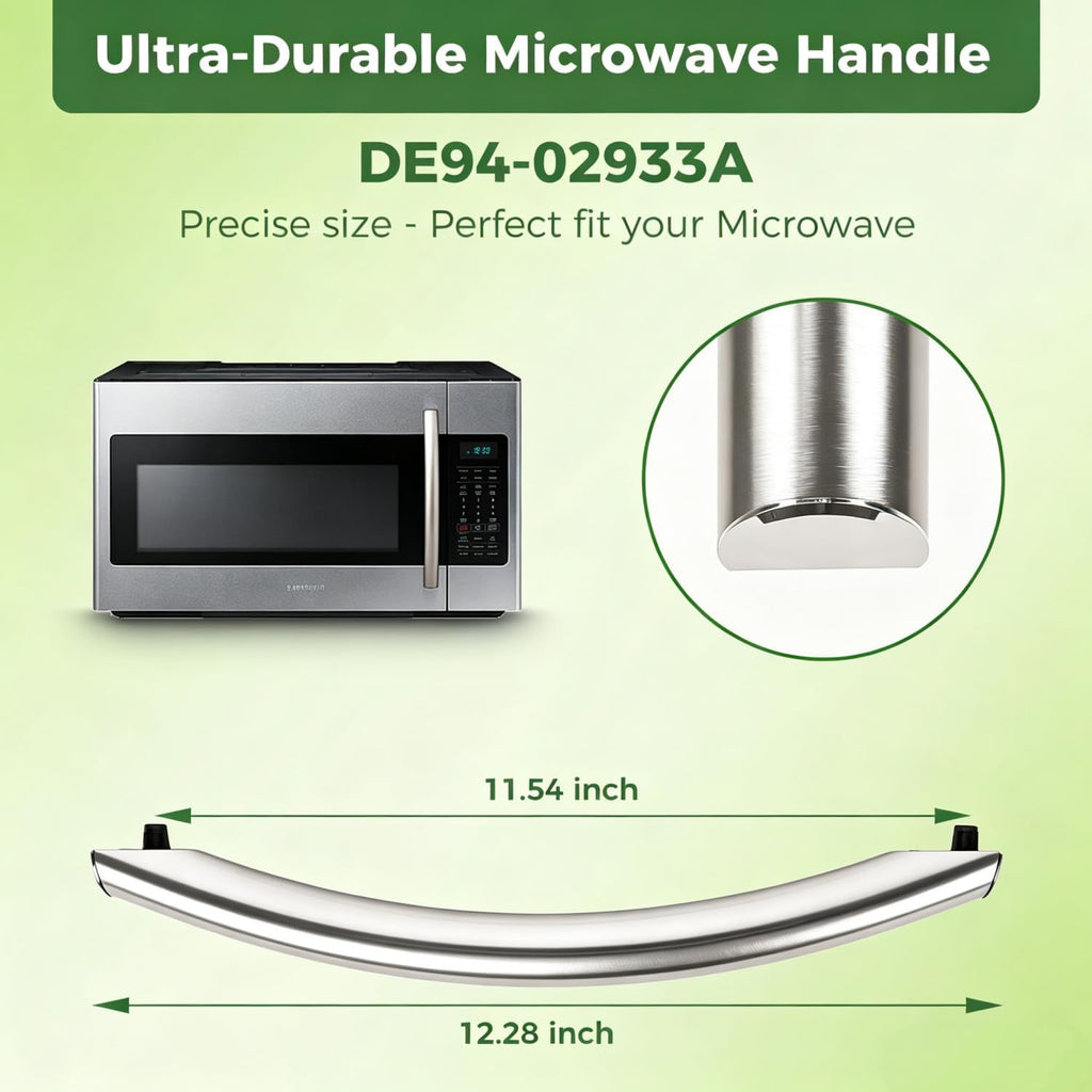 NEW Upgraded ME19R7041FS ME16A4021AS Microwave Door Handles Silver