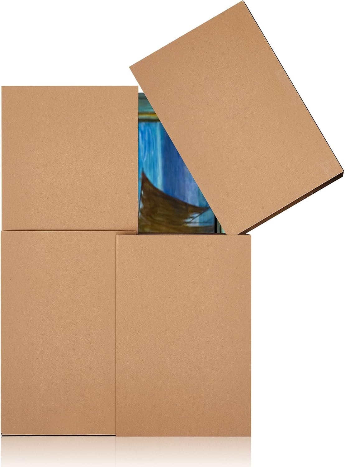 1 Set Large Picture Mirror Moving Boxes for Artwork TV Flat Pack