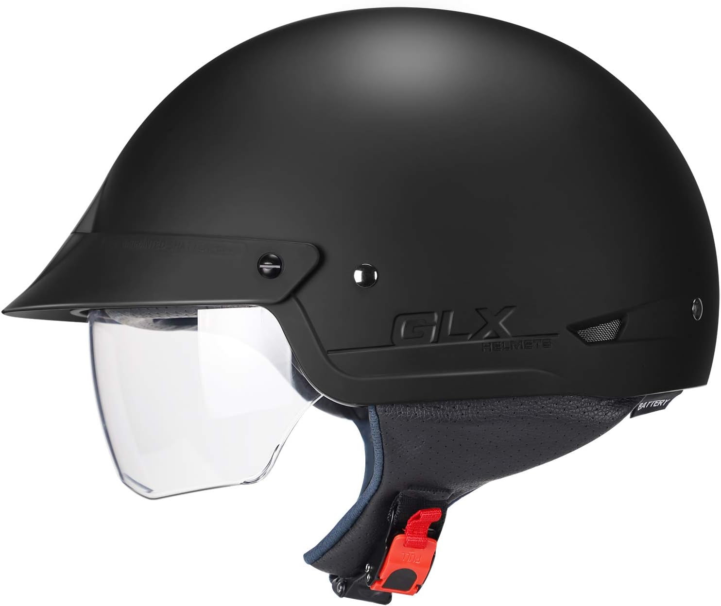 M14 Half Open Face Motorcycle Helmet, DOT Approved | More Coverage while Still Keeping Weight Minimum