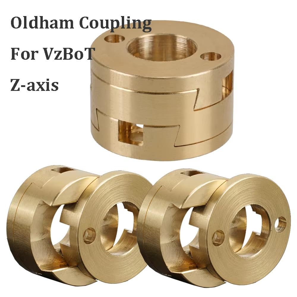 1 piece 16mm Z-axis Lead Screw Oldham Coupler, Compatible with the VzBot BLV 3D Printer Heated Bed