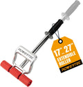 Extendable Floor and Wall Roller for Vinyl Flooring, Tile & Linoleum Roller with Extendable 17" to 27" Handle, 7.5"