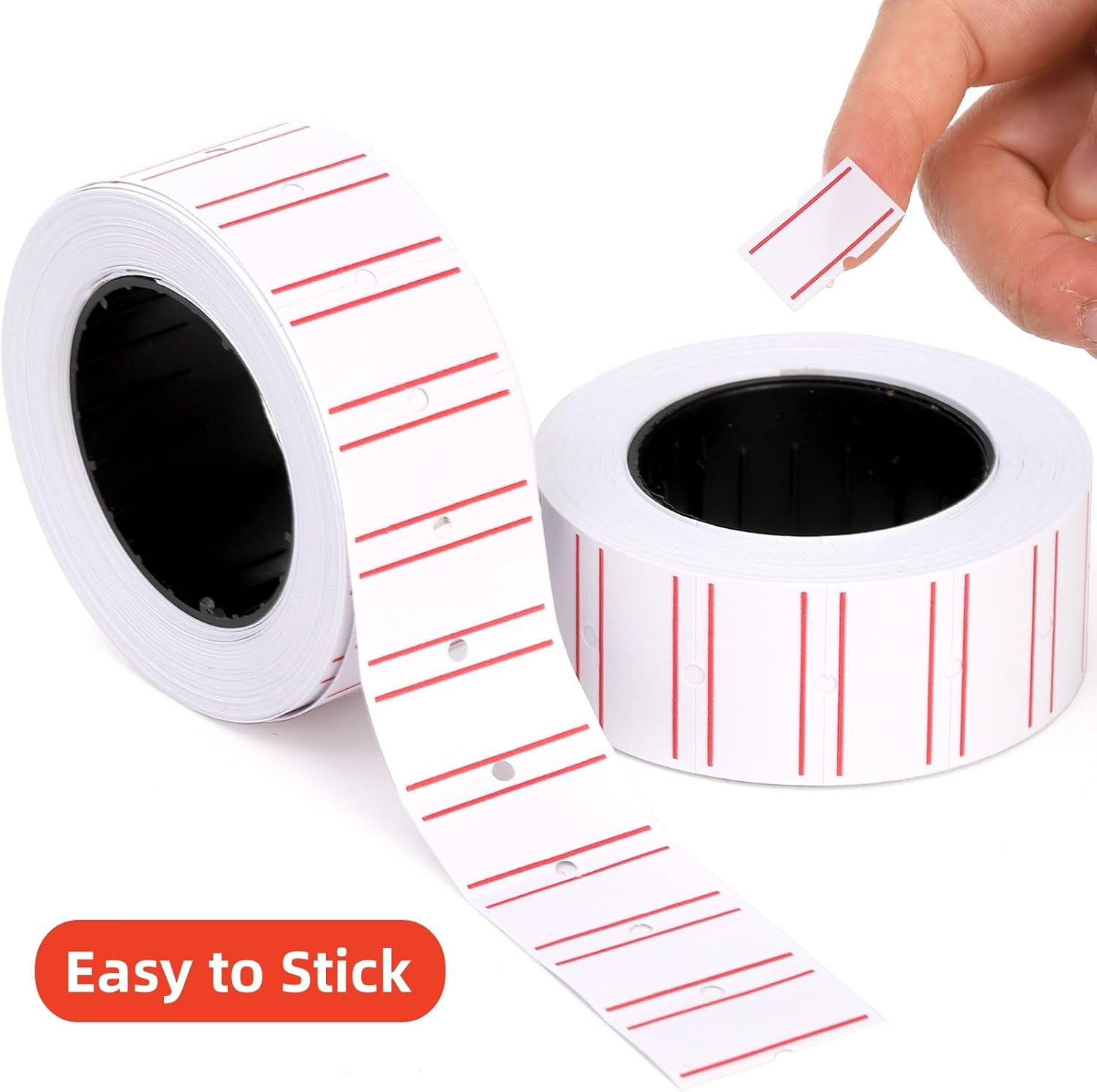 30000 Pcs Price Gun Labels Paper, 60 Rolls Pricemarker Label Stickers Fit Most of Price Tag Machines(Mx-5500, M5500