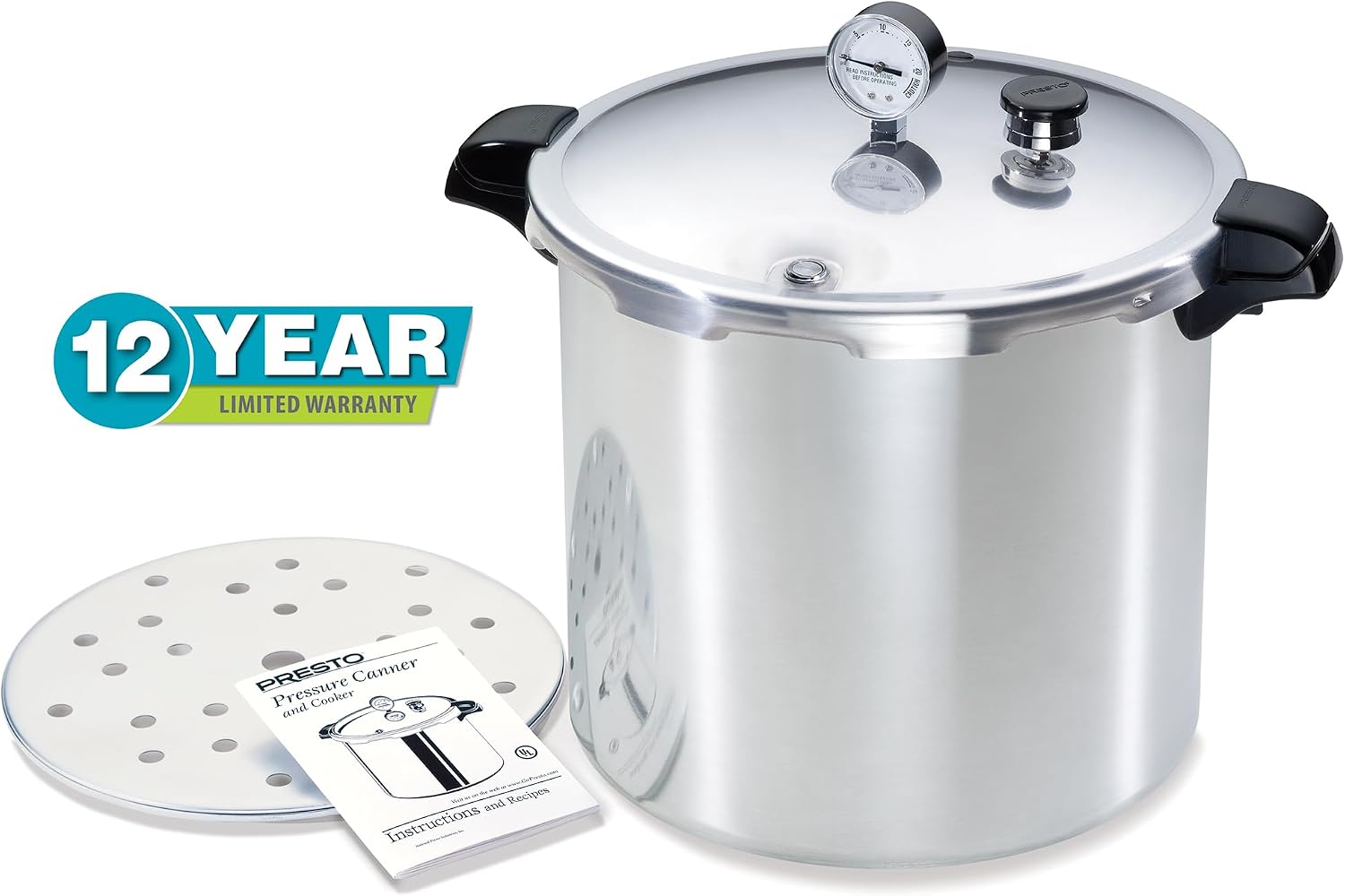 01784 23-Quart Induction Compatible Pressure Canner