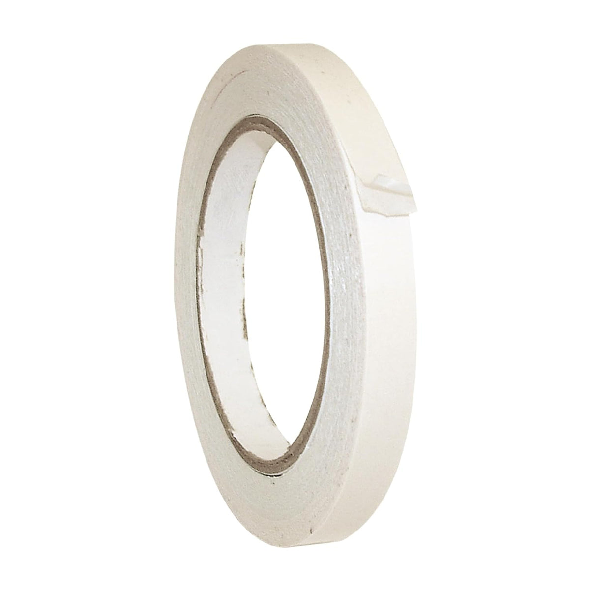 JVCC Double-Sided Crepe Paper Tape, 1/2 in. x 36 yds. (White)
