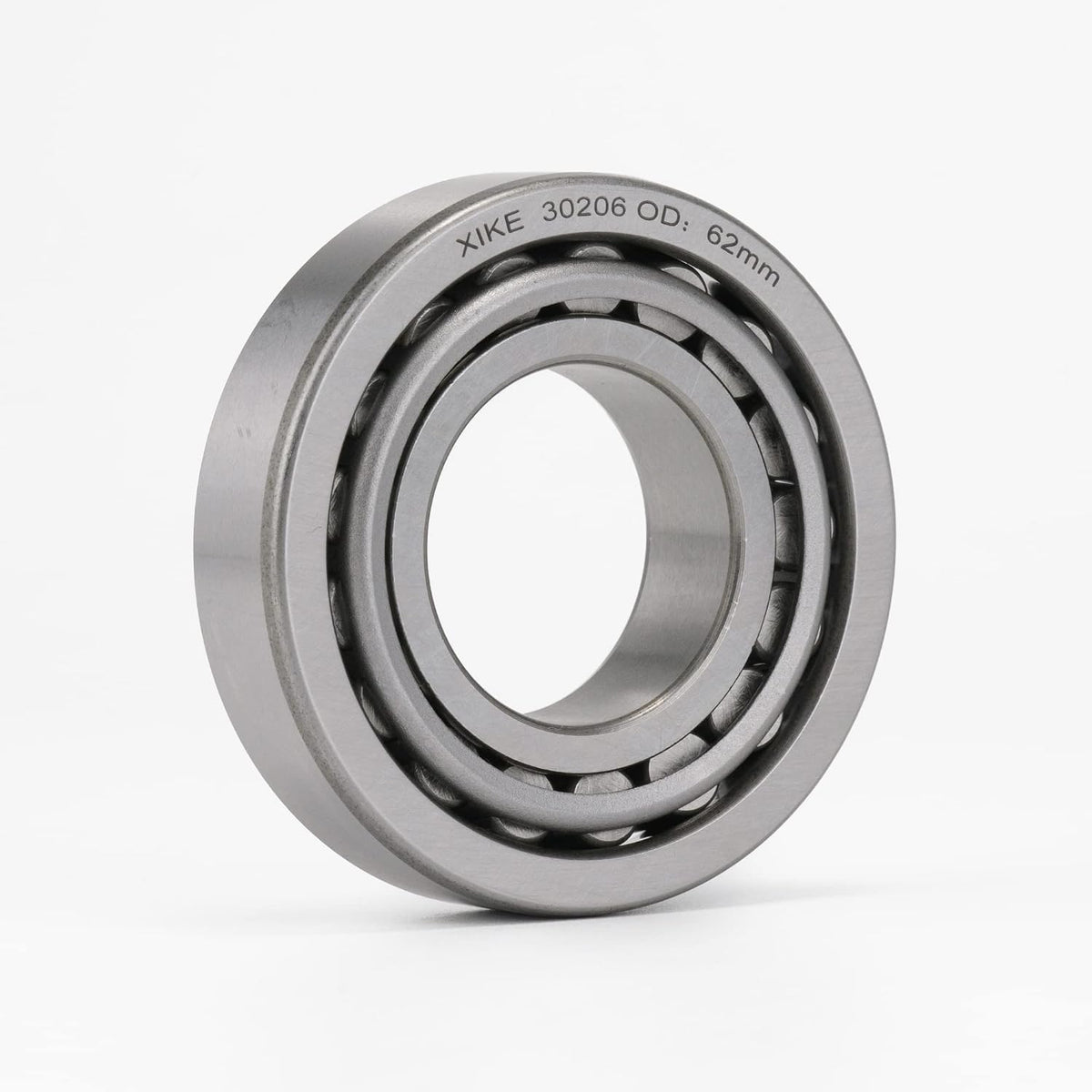 XIKE 2 Pcs 30206 Tapered Roller Bearings 30x62x17.25mm Cone and Cup Set.