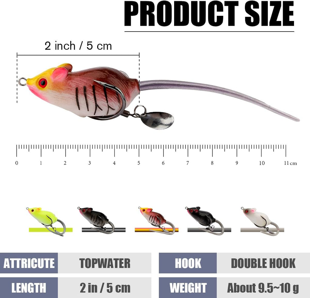 Fishing Topwater Lures Frog Swimbaits Soft Silicone Plastics Bionic Floating Baits Weedless Design for Bass Trout