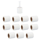 White Stretch Wrap, 12 Pack, 5 Inch, 1000 Feet/Roll