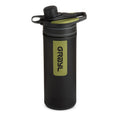 GeoPress 24 oz Water Purifier Bottle - Filter for Hiking, Camping, Survival, Travel (Black Camo)