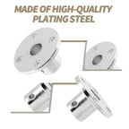 Litoexpe 4 Pieces 6mm Rigid Flange Coupling Connector